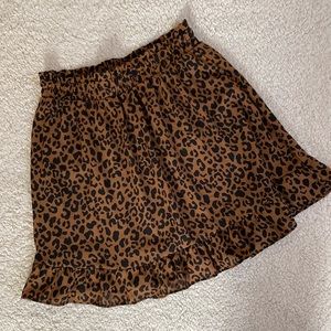 Sienna Sky Leopard Print Skirt